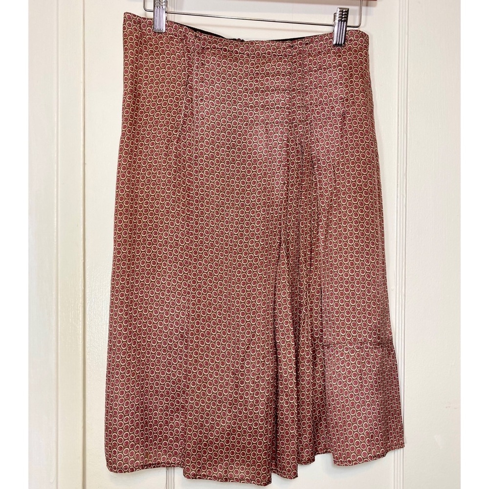 Max & Co Women’s Polka Dot Pleated Skirt Sz 4